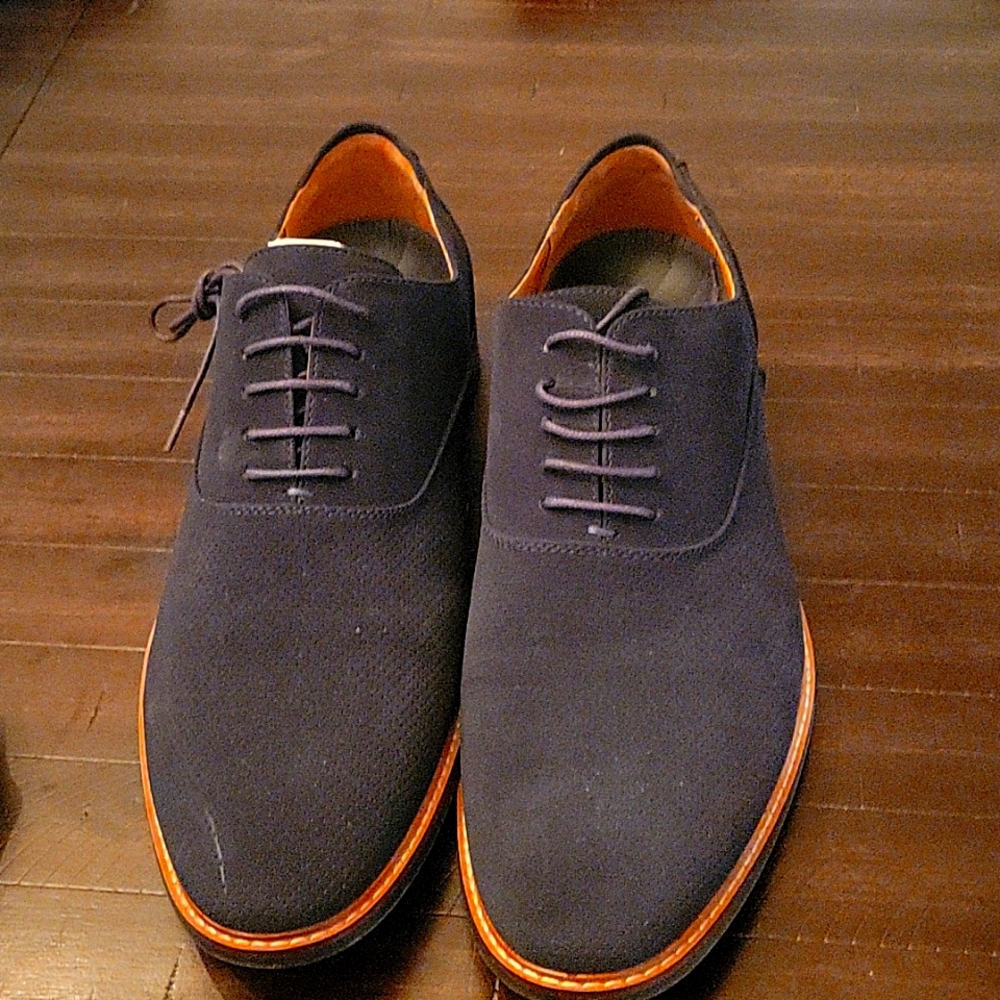 Mens Blue Suede Shoes